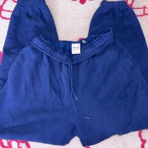 Aritzia  Navy Blue Fleece Joggers